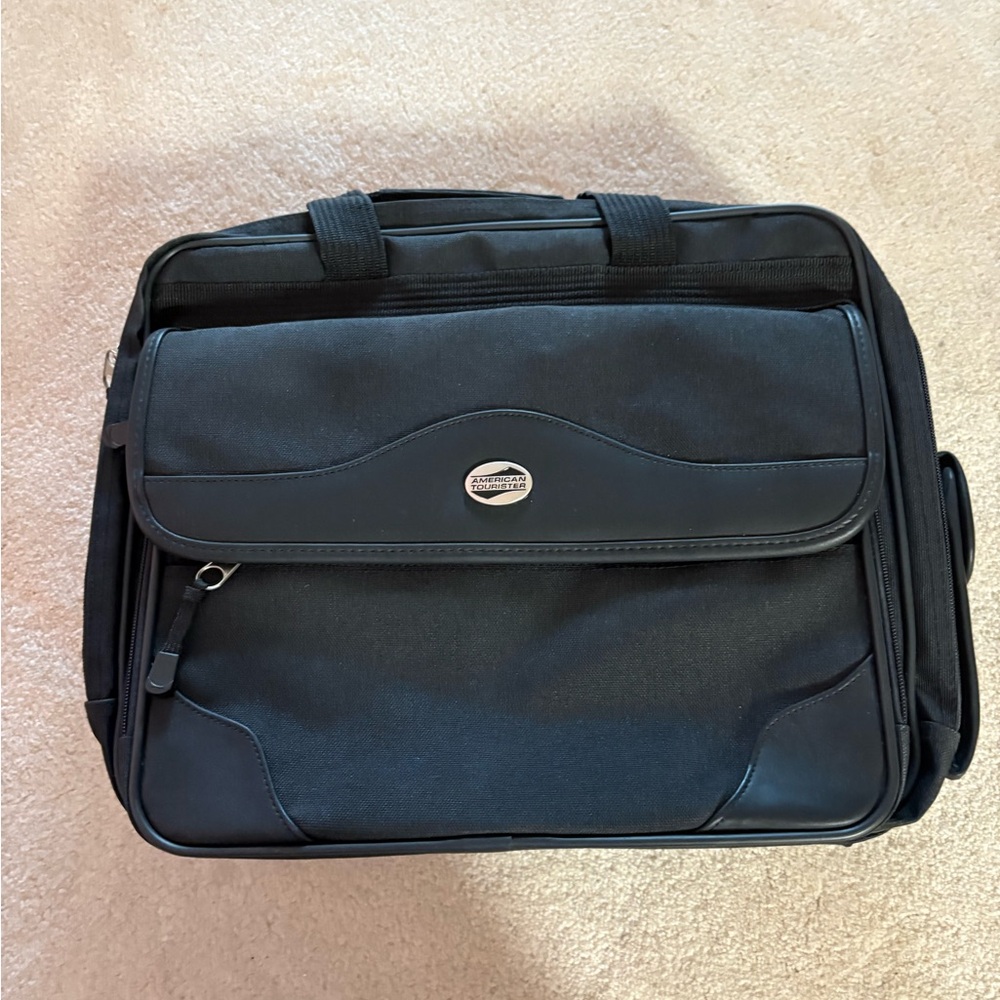 American Tourister  Black Men's Briefcase